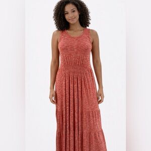 Lou & Grey Coral Sleeveless Maxi Dress NWT XL